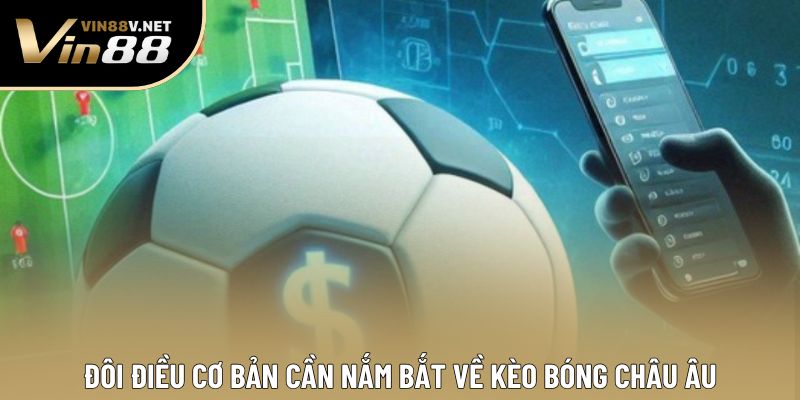 Đôi điều cơ bản cần nắm bắt về kèo bóng châu Âu Đôi điều cơ bản cần nắm bắt về kèo bóng châu Âu